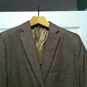 RALPH LAUREN MENS NEW 100%LINEN DOUBLE VENTED SPORT COAT BLAZER JACKET SIZE: 40L